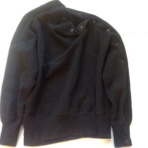 Rag & Bone Black Knit Top Jersey